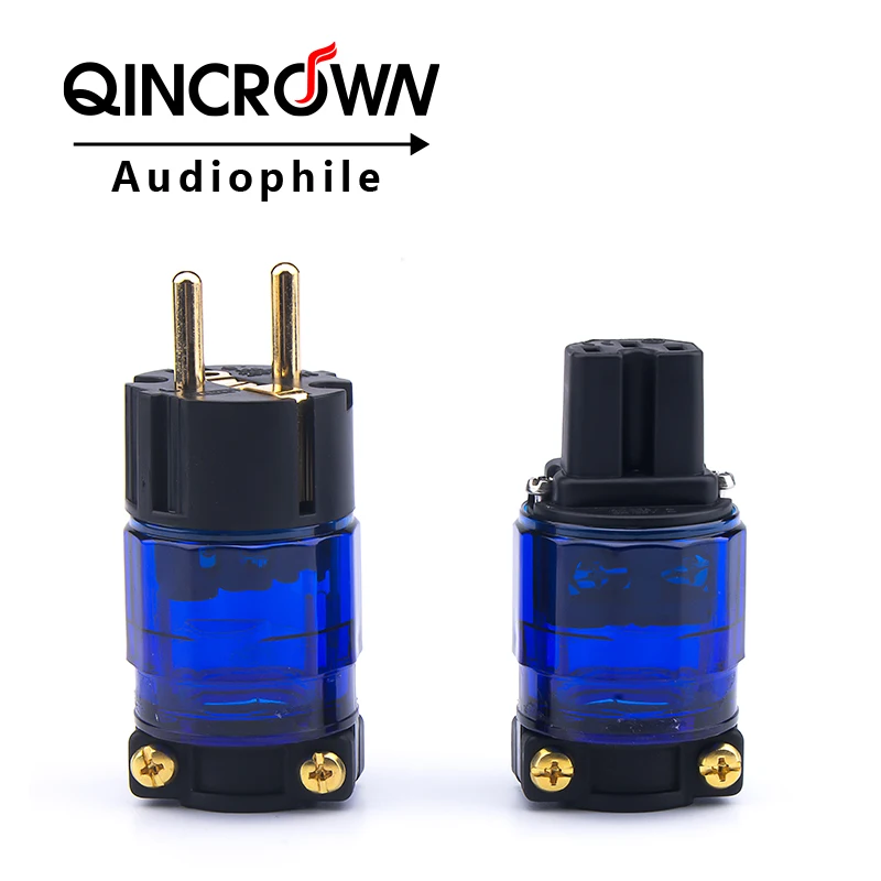 FI-11M-N1 / FI-11-N1 (G) power plug 24k gold-plated IEC connector plug 1 set / 2 15 a / 125 v high fidelity MATIHURus