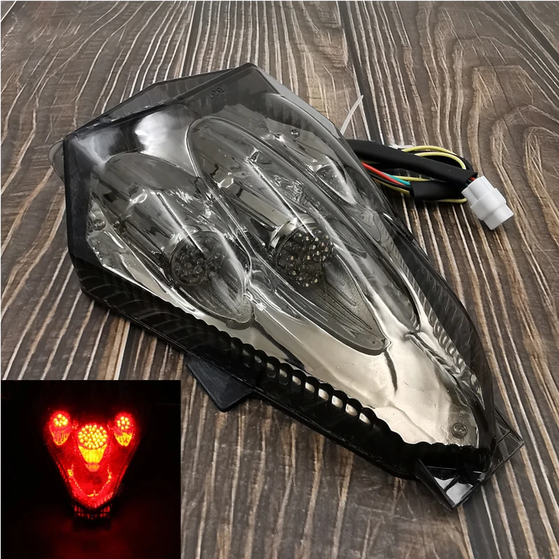 Motorcycle LED Rear Tail Brake Light Turn Signal Lights For Yamaha YZF R6 YZF-R6 2006 2007 2008 2009 2010 2011 2012 2013