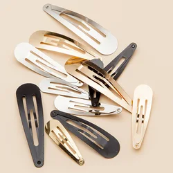 20Pcs Metal Hair Clips 4/5/6/7/8cm Snap BB Hairpins Base for Jewelry Making DIY Bow Pearl Barrettes Hairgrip Hair Accessories