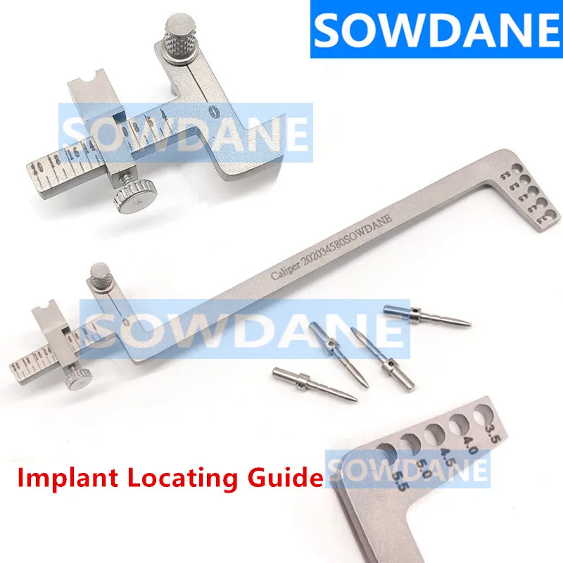 

New Dental Implant Locating Guide Surgical Positioning Locator Depth Pin Parallel Depth Extension Kit Dental Gauge Ruler Tool