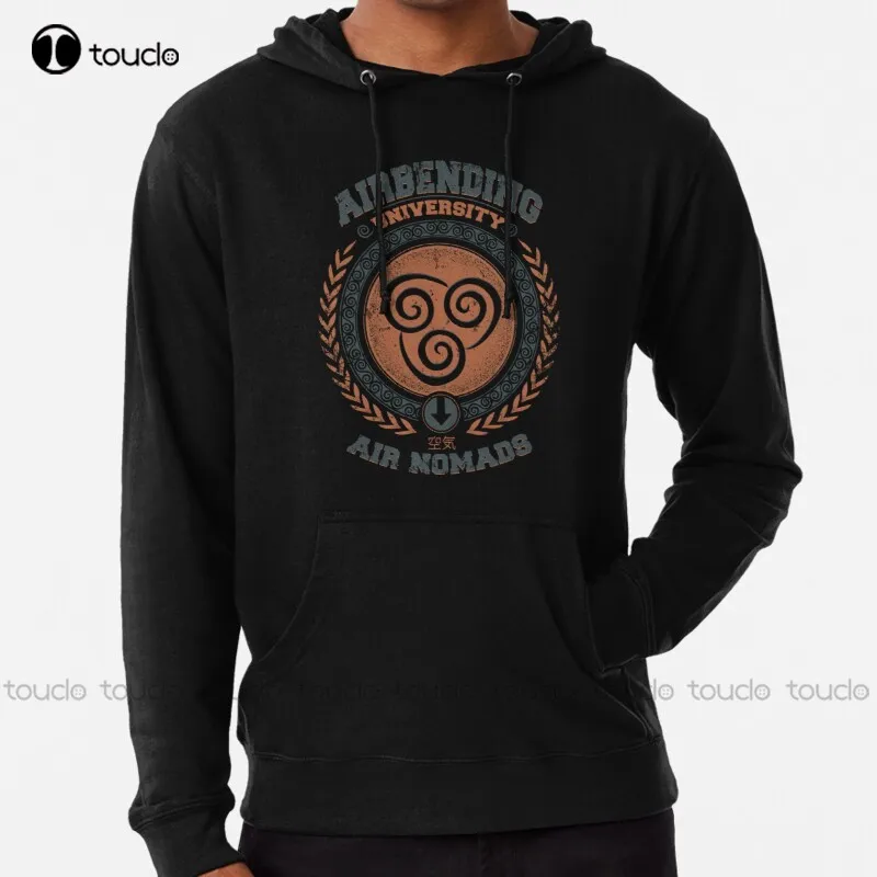 

new Avatar Airbending - Aang university - Tenzin Air nomads - Avatar last airbender Hoodie brown hoodie