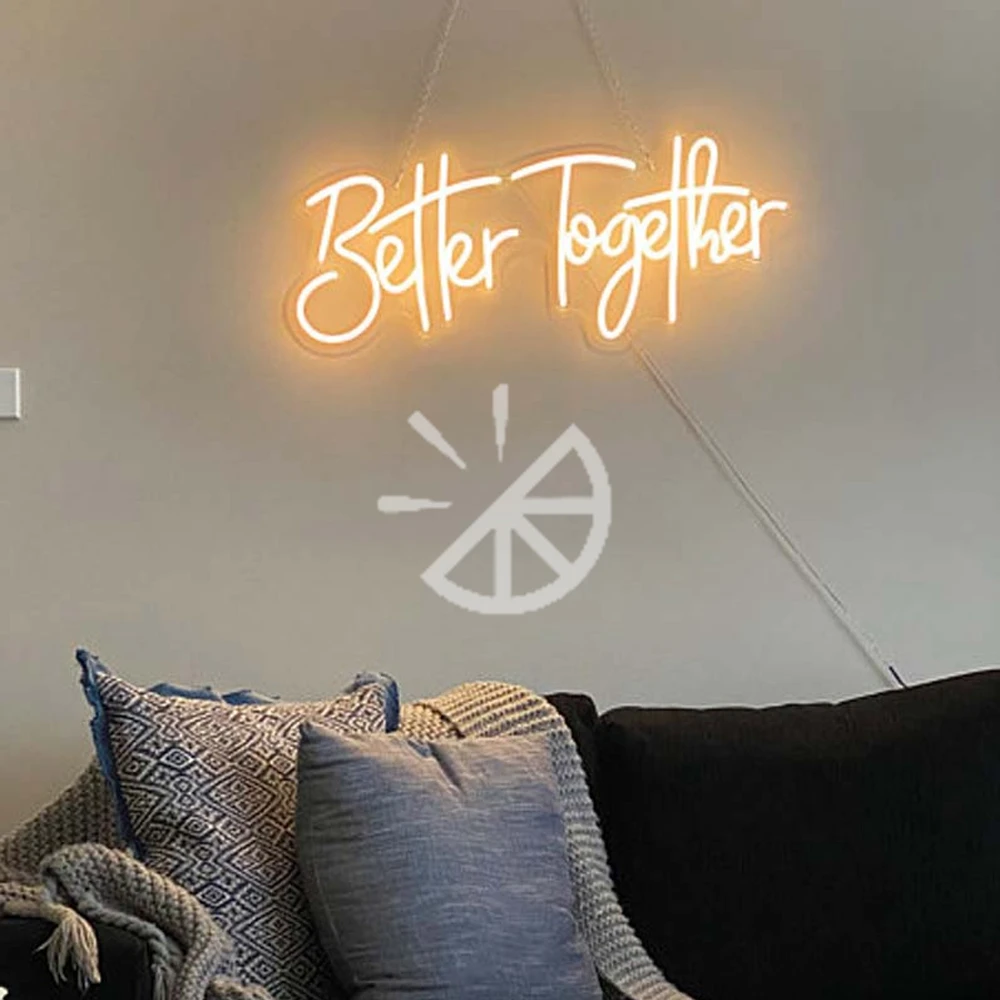 Dropshipping Personalized Letters LED Light Custom Neon Night Sign For Room Bedroom Wall Decoration