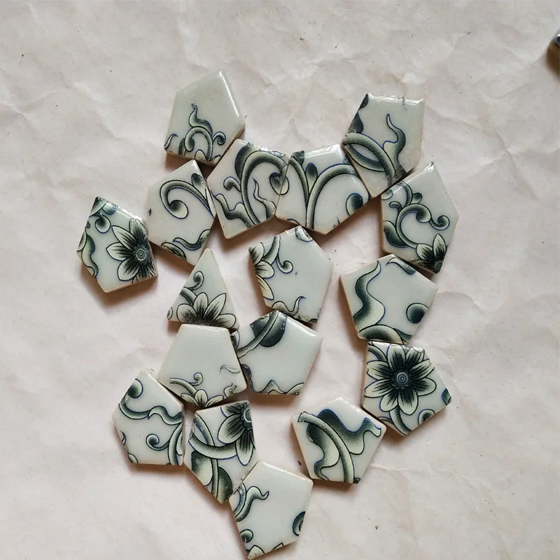 DIY nieregularne mozaika ceramiczna kamienie płytki z mozaiką rzemiosło materiał Puzzle dla Diy mozaika Making Arts 100g