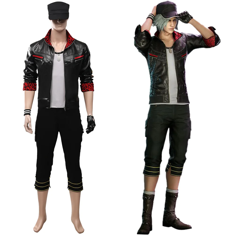 

2020 Final Cosplay Fantasy VII Remake Leslie Kyle Cosplay Costume Adult Men Outfit Halloween Carnival Party Costumes Custom