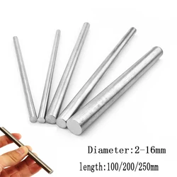 1pcs Titanium Rods Diameter 2-26mm, length 100/200/250mm Cylinder Industry Experiment Research Titanium Alloy Bar