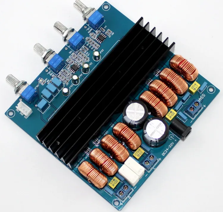 TDA7498 TL072 Class D 2.1 Digital Power Amplifier Board 200W+100W+100W