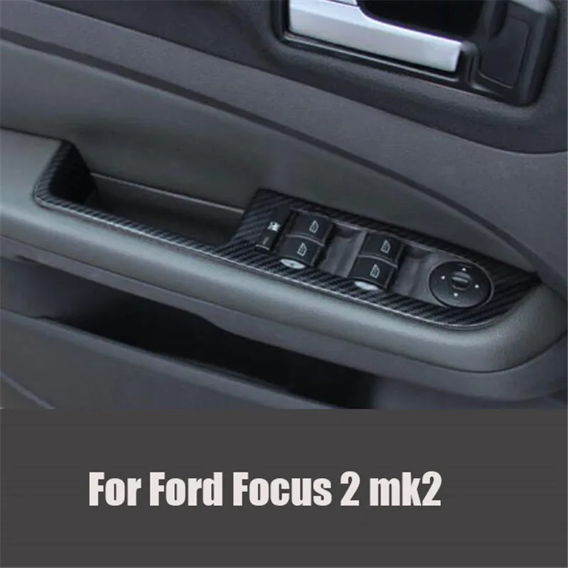 Car Styling Accessories External Interior Carbon Fiber Decorative Trim Sticker trim case For Ford Focus 2 mk2 2005-2008