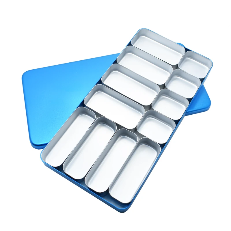 12 Racks Dental Sterilizer Case  for Bur H /K Files Holder Block Supplies Box Disinfection Endo Box