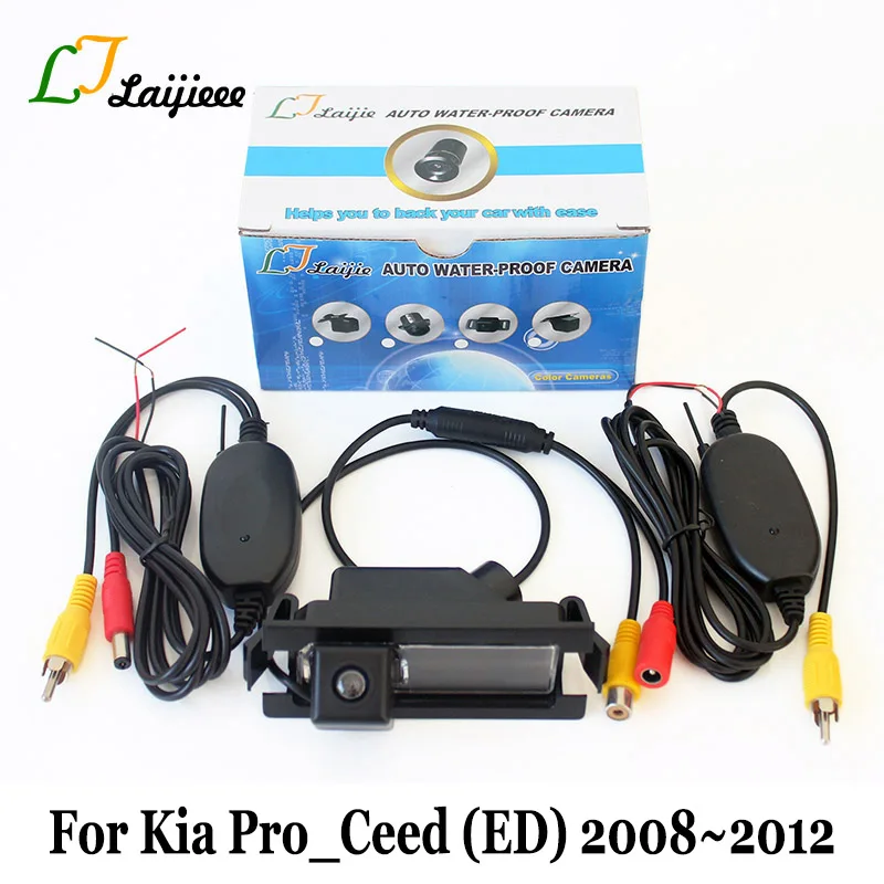 

Беспроводная парковочная камера для Kia Pro Ceed 2008 ~ 2012 / RCA AUX HD CCD с ночным видением