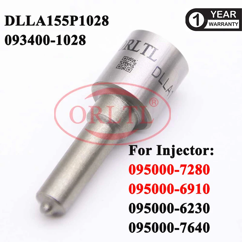 

DLLA155P1028 0950007640 Common Rail Injector Nozzle DLLA 155P 1028 Fuel Nozzle Sprayer DLLA 155P1028 For 095000-7280 6910 6230