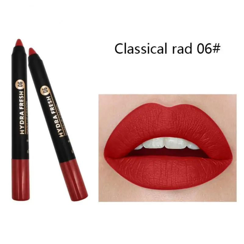 9 Colors Lip Liner Pen Matte Soft Lipstick Pencil Waterproof Long-lasting Professional Lady Charming Lip Liner Contour Makeup