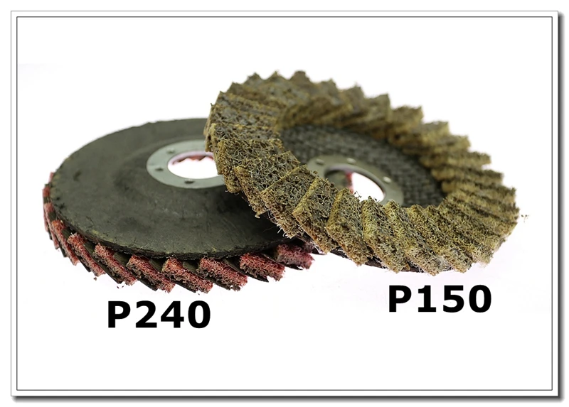 1 stück 115 125 Winkel Grinder Schleif Schleifen Disc Grob bis Fein für Metall Edelstahl Finish – Detail 4