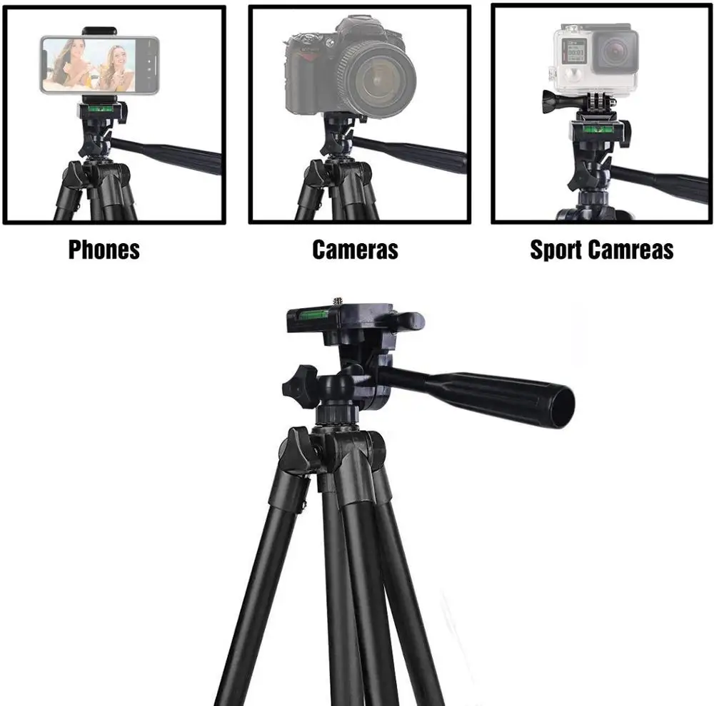 Smartphone Tripod Cellphone Tripod For Phone Tripod For Mobile Tripie For Cell Phone Portable Stand Holder Selfie Picture