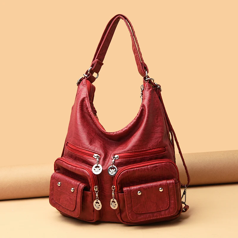 High Quality Leather Handbags Women Bags Luxury Brand Designer Shoulder Crossbody Hand Bags For Women 2024 Purses And Handbags