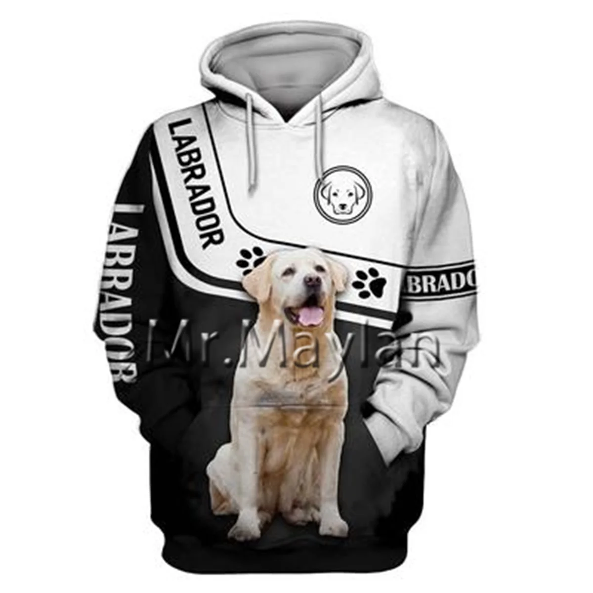 

Unisex 3D Graphic Hoodies Sweatshirts Animals Dog Labrador Retriever Hoodie Men/Women Casual Streetwear Sweatshirt Pullover A800