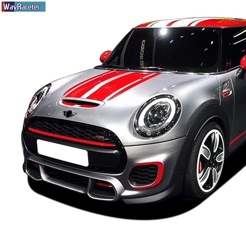 Car Hood Bonnet Stripes Engine Cover Taligate Trunk Decal For MINI John Cooper Works F56 F55 F57 R56 R57 R58 R59 JCW Accessories