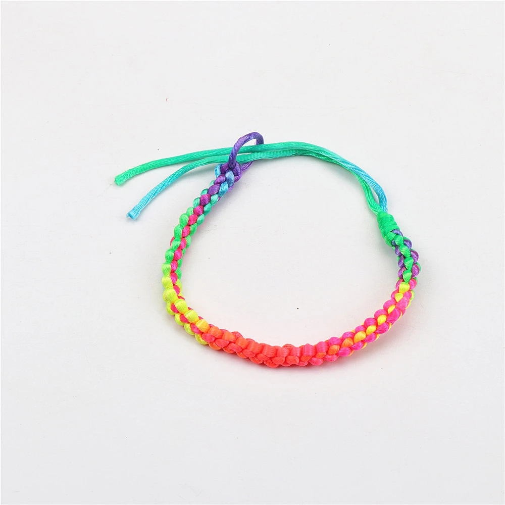 Wholesale 20pcs/lots Handmade Braided Cotton Rope Jewelry Cuff Bracelet Ankle bangles For Men Women Mix Style Size Adjustable