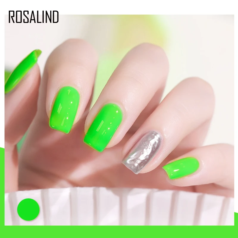 ROSALIND świetlisty motyl holograficzny sypki brokat do paznokci do Manicure artystyczna dekoracja fluorescencyjny magiczny lustro w proszku