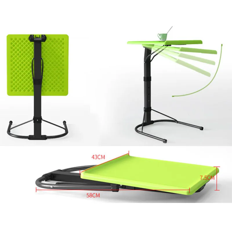 Foldable Notebook Computer Desk Bed Learning Household Lifting Folding Bedside Sofa Laptop Table Standing Desk Small Tables