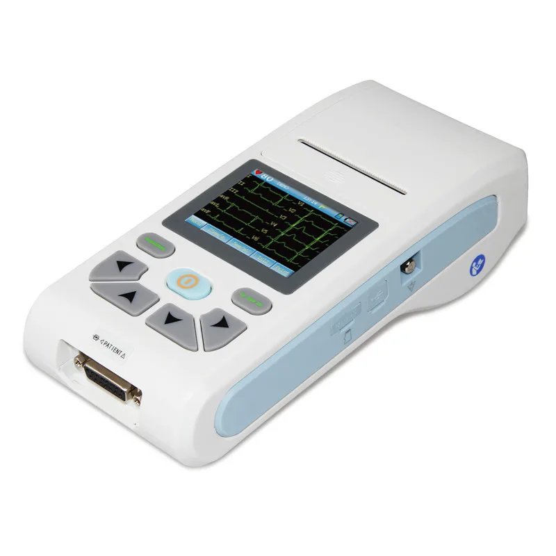 CONTEC elettrocardiografo a macchina ECG/ECG a 12 canali, software per PC, Touch Screen ECG90A