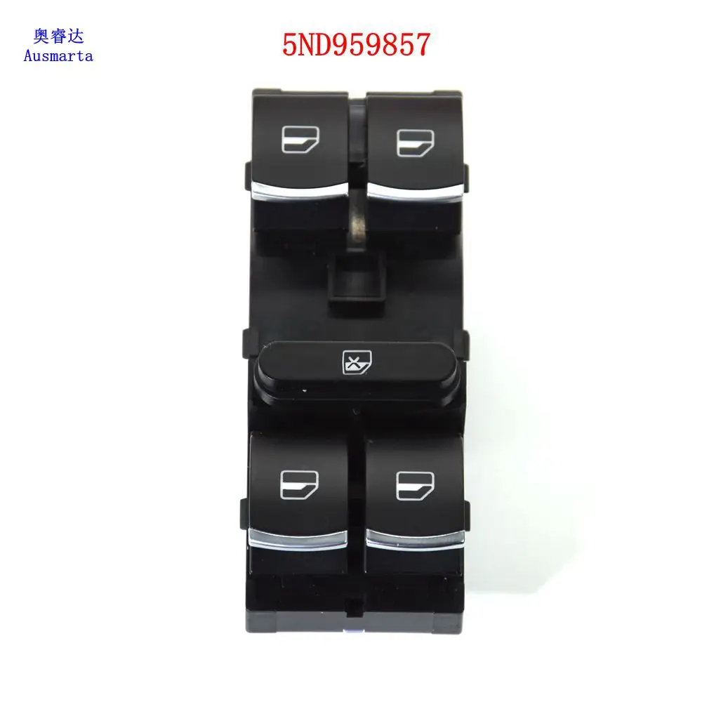 

OEM HIGH QUALITY Chrome Master Window Switch For Golf MK5 MK6 Passat 5ND959857 5ND959857 5K4 959 857