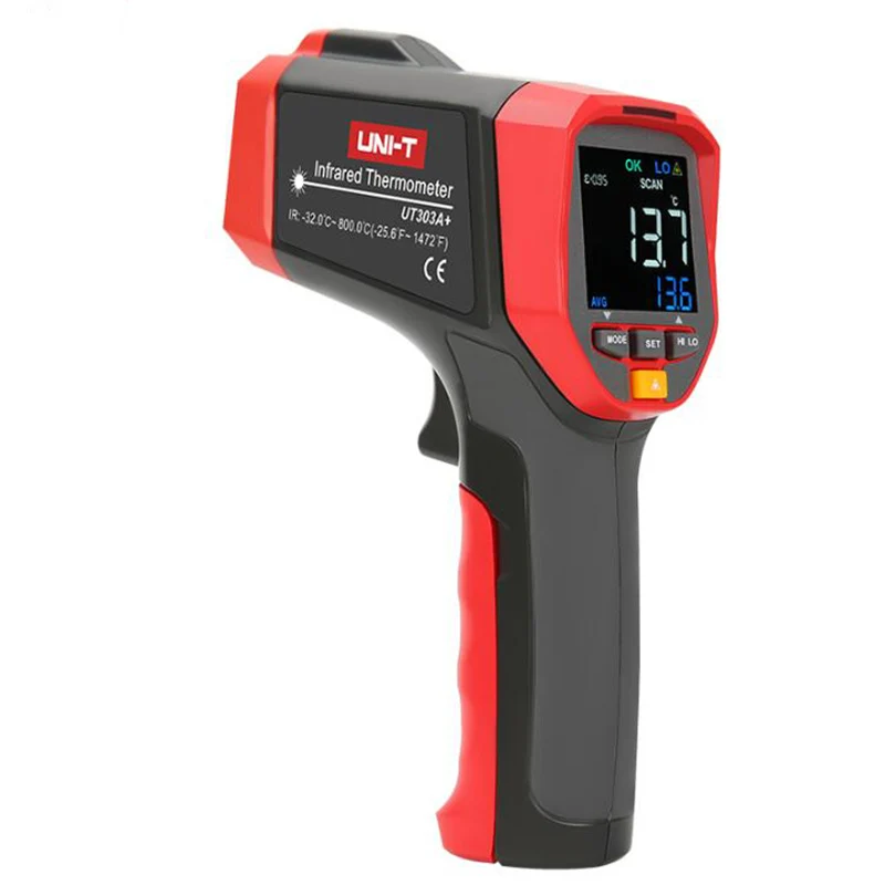 UNI-T UT303A+/C+/D+ Infrared Thermometer Measure Temperature From a Distance EASY to Carry Non-Contact Fast Test Temperature