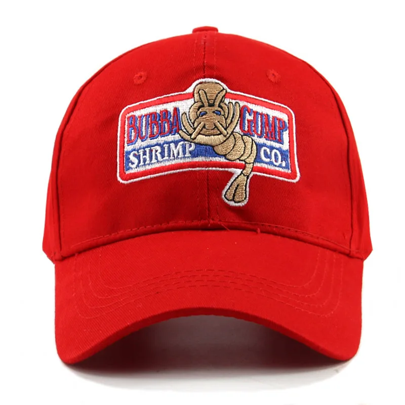 1994 BUBBA GUMP SHRIMP Baseball cap men women Sport hats Summer Cap Embroidered casual Hat Forrest Gump caps Costume wholesale