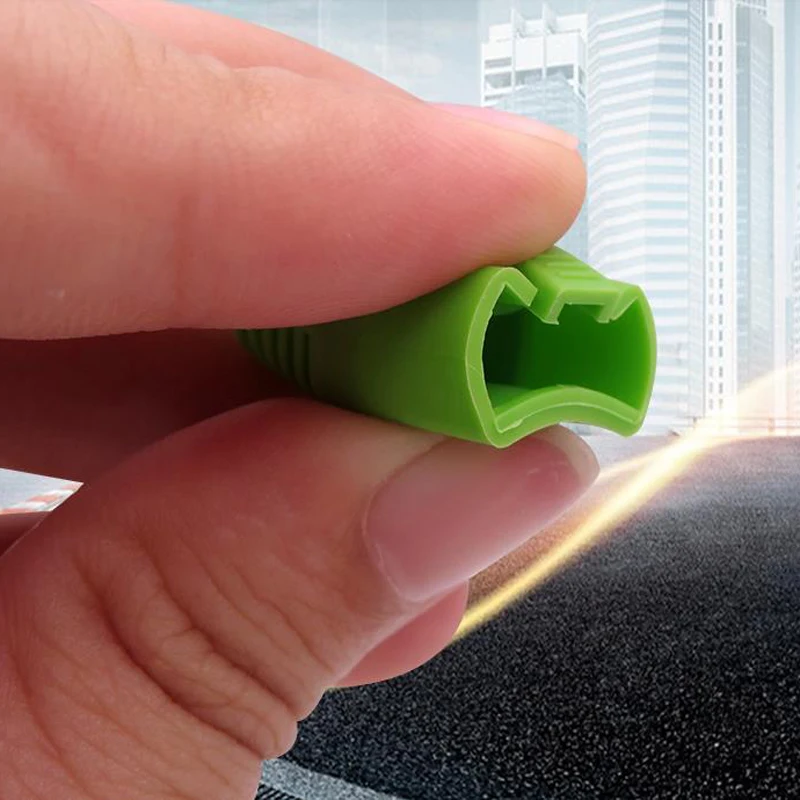 20Pcs Rj45 Laarzen Voor Cat7 Cat6e Utp Ftp 8.5Mm RJ45 Connector RJ45 Plug Ethernet Netwerk Kabel Beschermen Boot