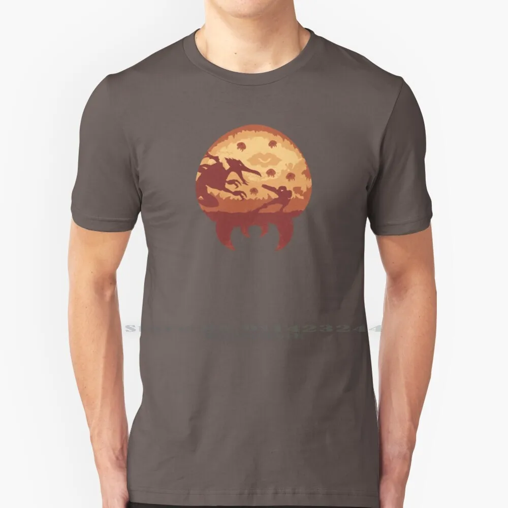 Escape From Zebes 100% Cotton T Shirt Metroid Zebes Samus Tee Short Sleeve Long Sleeve Gift