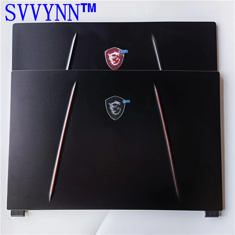 

SVVYNN New for MSI GP65 GE65 GL65 LCD Back Cover Rear Lid Case MS-16U1 16U4 3076U1A212 3076U4A211 3076U1A223 Black