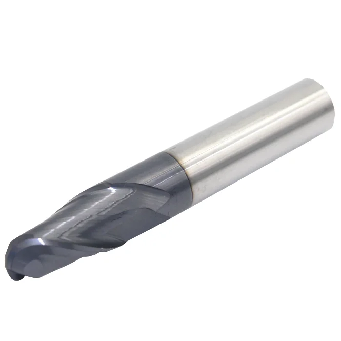 1 قطعة 5 مللي متر 6 مللي متر 8 مللي متر 10 مللي متر R5.0-R10 CNC HRC50 2F الكرة ماكينة تفريز النهايات للمعادن الأخدود