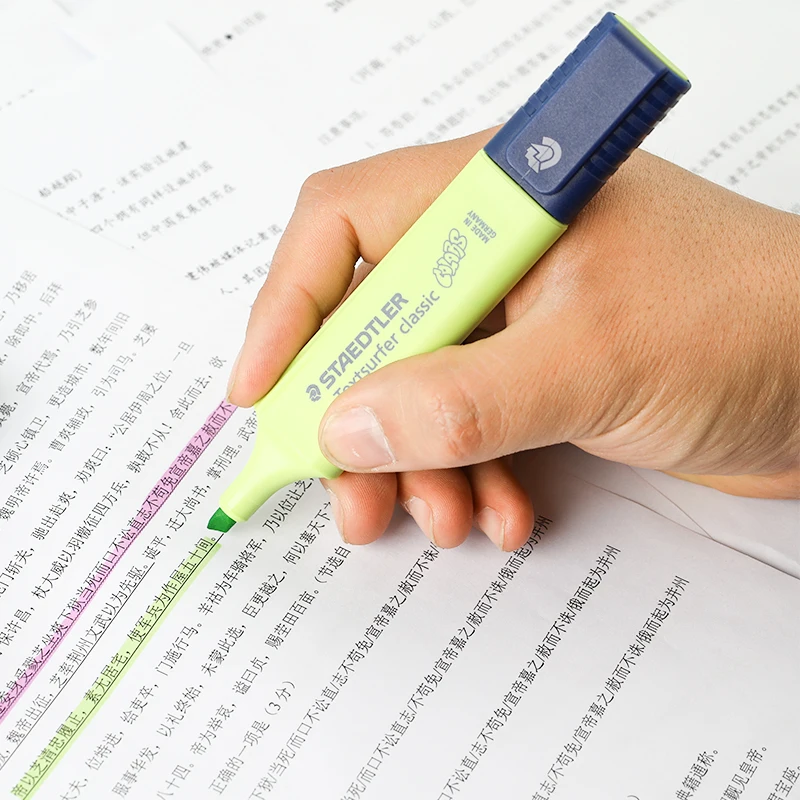 1 قطعة STAEDTLER 364C الباستيل قلم تحديد 1-5 مللي متر خط اللون ماركر بطانة تسليط الضوء على أقلام ل ورقة الفاكس الرسم المدرسة F112