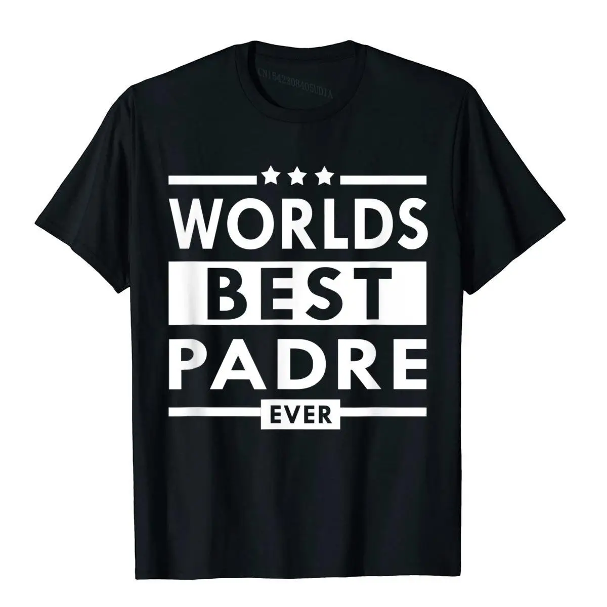 

Mens World's Best Padre Ever Shirt Spanish Father T-Shirt Cheap 3D Printed T Shirts Cotton Mens Tops Tees Gothic