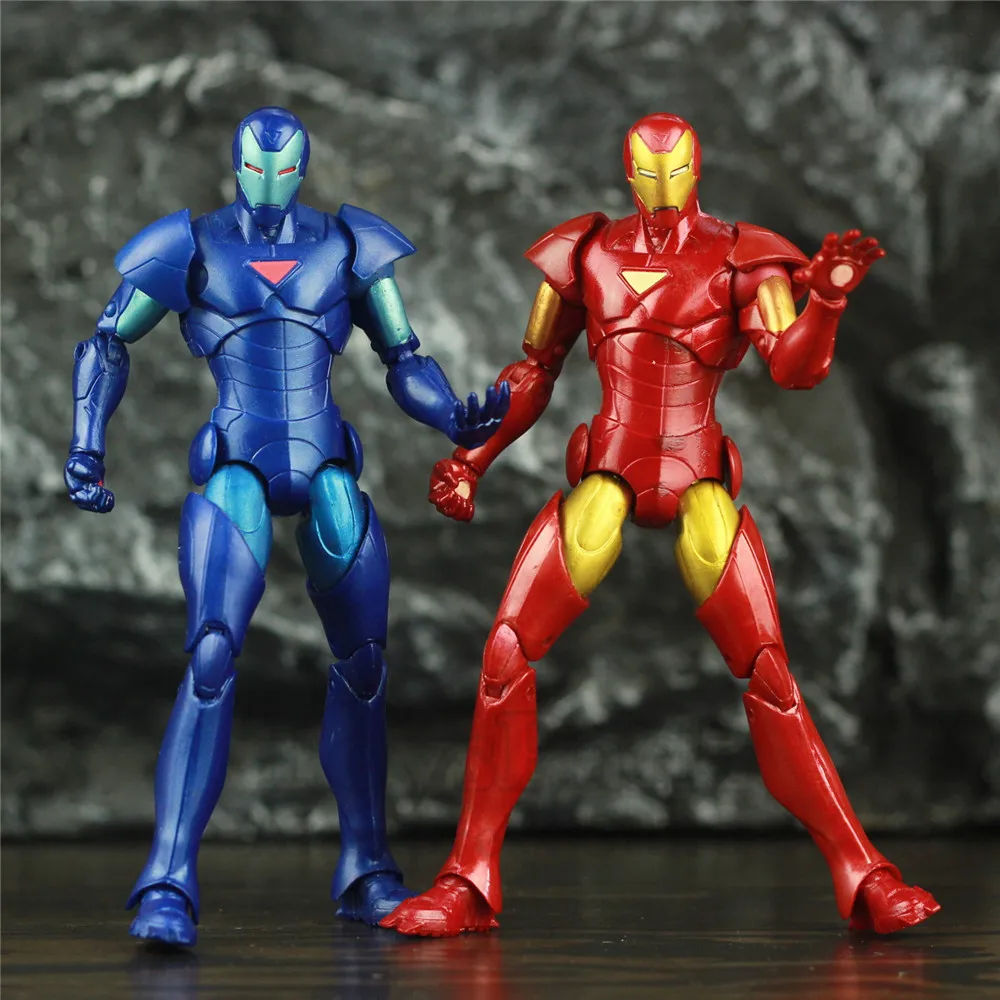 Marvel Legends-figura de acción Extremis Stealth Variant Iron Man, juguete de 6 "de 2011, Terrax BAF Wave, azul y rojo