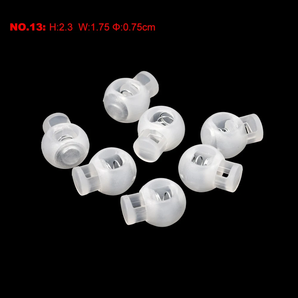 10pcs Cord Lock Plastic Stopper for DIY Jewellery Making