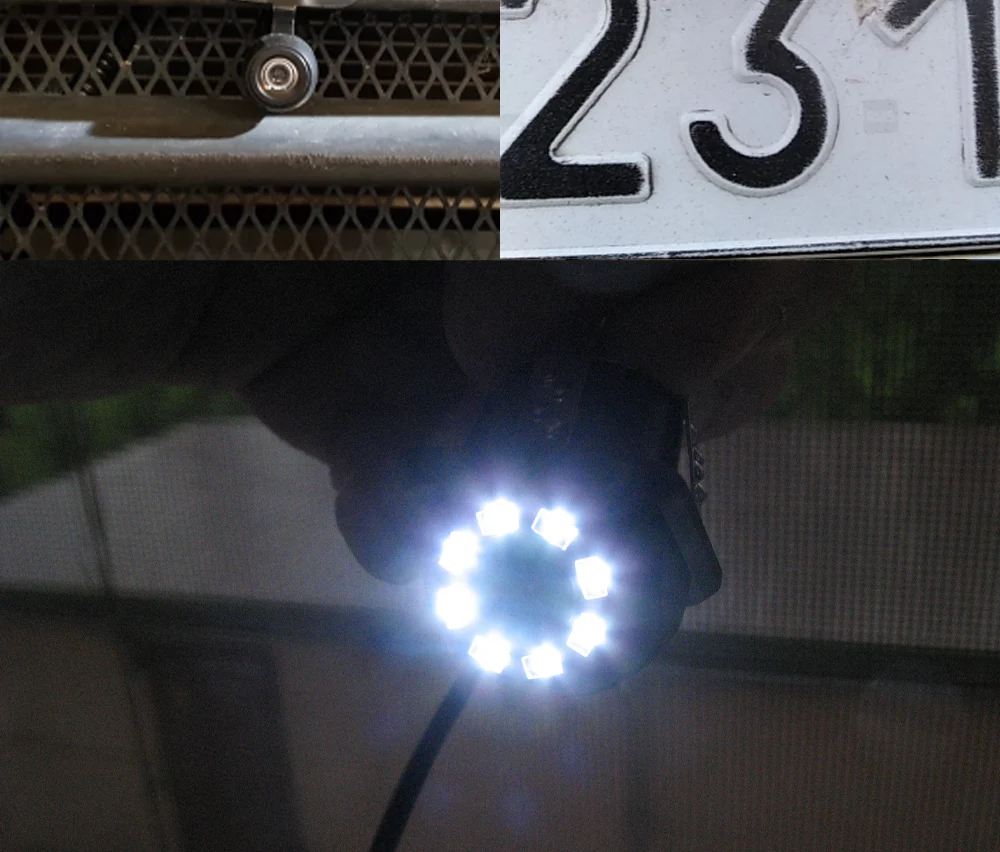 SINOVCLE Rückfahrkamera, Rückfahrkamera, Auto-Infrarot-Nacht mit und ohne LED, Fahrzeug-Backup-Verkabelung, wasserdichtes HD-Kamera-Set – Detail 9