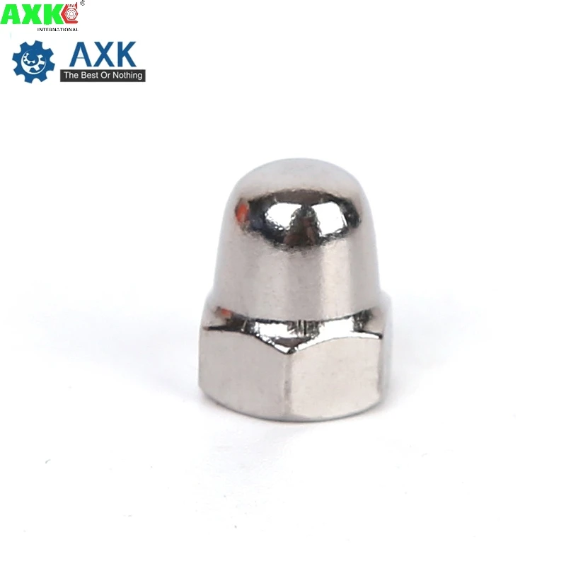 DIN1587 M3 M4 M5 M6 M8 304 Stainless Steel Nuts Decorative Head Bolted Cover Semicircle Acorn Nut SUS304 3MM nut cap