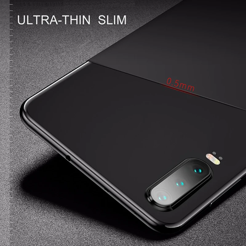 Soft Ultra Thin Case for Huawei P30 PRO Lite Matte Silicone Anti-fingerprint Flexible Back Cover for Huawei P30 P30PRO P30LITE