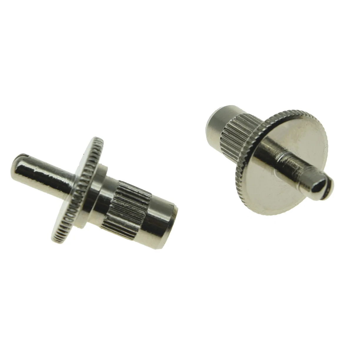 KAISH Set of 2 Nashville Style Guitar Tune-o-matic Bridge Posts Guitar Bridge Studs Bridge Post Nickel/Chrome/Black/Gold