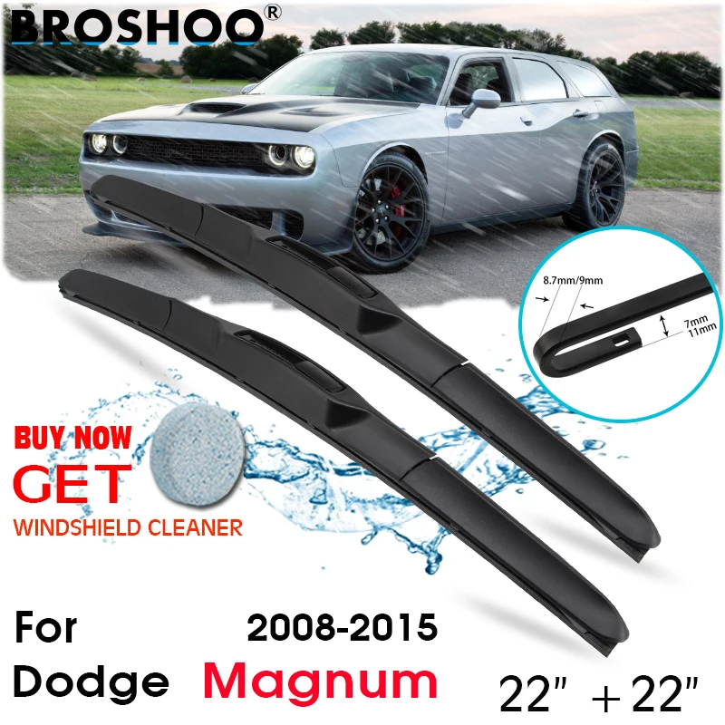 Car Wiper Blade Front Window Windscreen Windshield Wiper Blades J hook Auto Accessories For Dodge Magnum 22