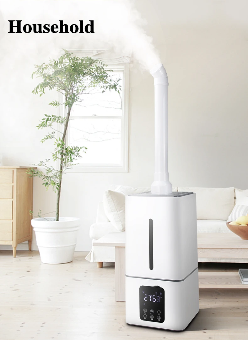 110V/220V Air Ultrasonic humidifier Mute Commercial Supermarket Vegetables Mist Maker 13L Fogger Spray Anion Humidifiers