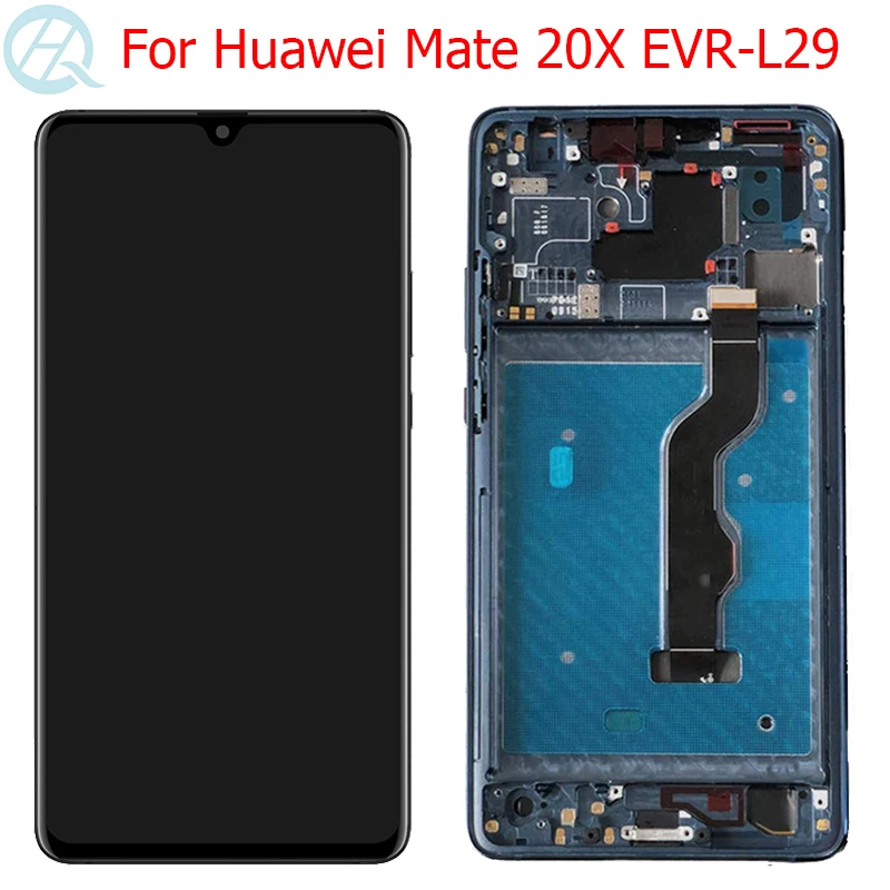 Mate 20x LCD For Huawei Mate 20X Display With Frame AMOLED 7.2\