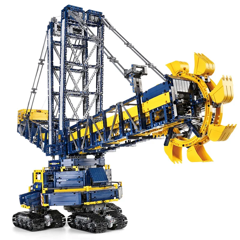 Moukd King 17006 High-Tech APP RC Motorized Bucket Wheel Excavator Model Building Blocks Bricks Diy Toys Kids Christmas Gifts