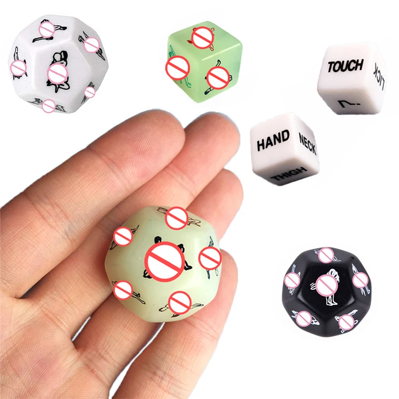 Sex Toys For Couples Women Adult Game Funny Sex Dice 6/12 Sides Romance Love Humour Gambling Erotic Crap Dice Bar Christmas Gift