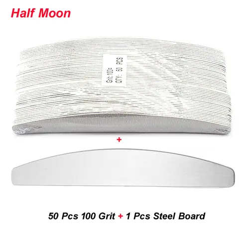 50Pcs/Lot Replaceable Nail File Strong Sandpaper Pedicure Limes Professional Removalble Pads With Metal Board For Manicure Tools - Image 13