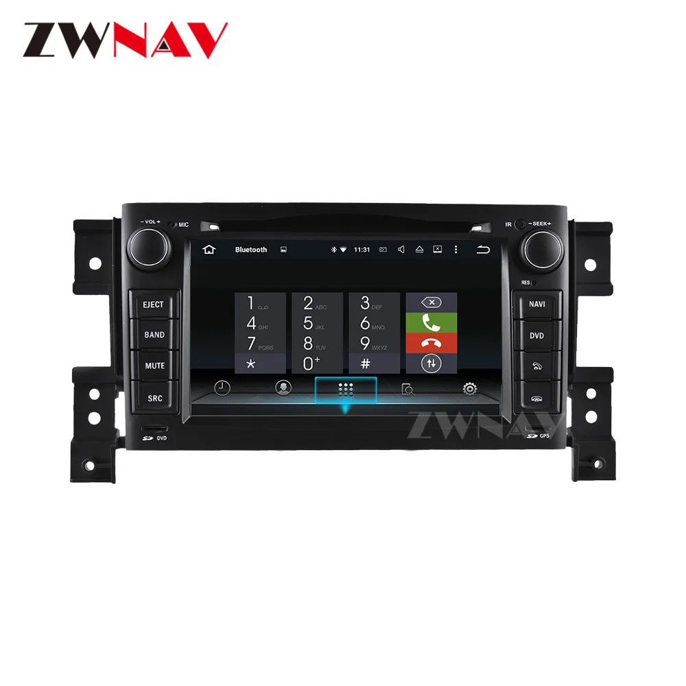 PX6 4+64 Android 10.0 Car GPS Navi Radio Audio stereo For Suzuki Grand Vitara 2005-2012 DVD multimedia Player head unit free map