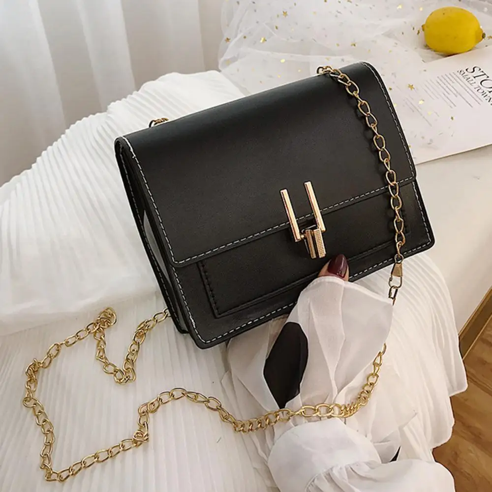 

Women Fashion Faux Leather Flip Cover Square Crossbody Shoulder Bag Phone Pouch