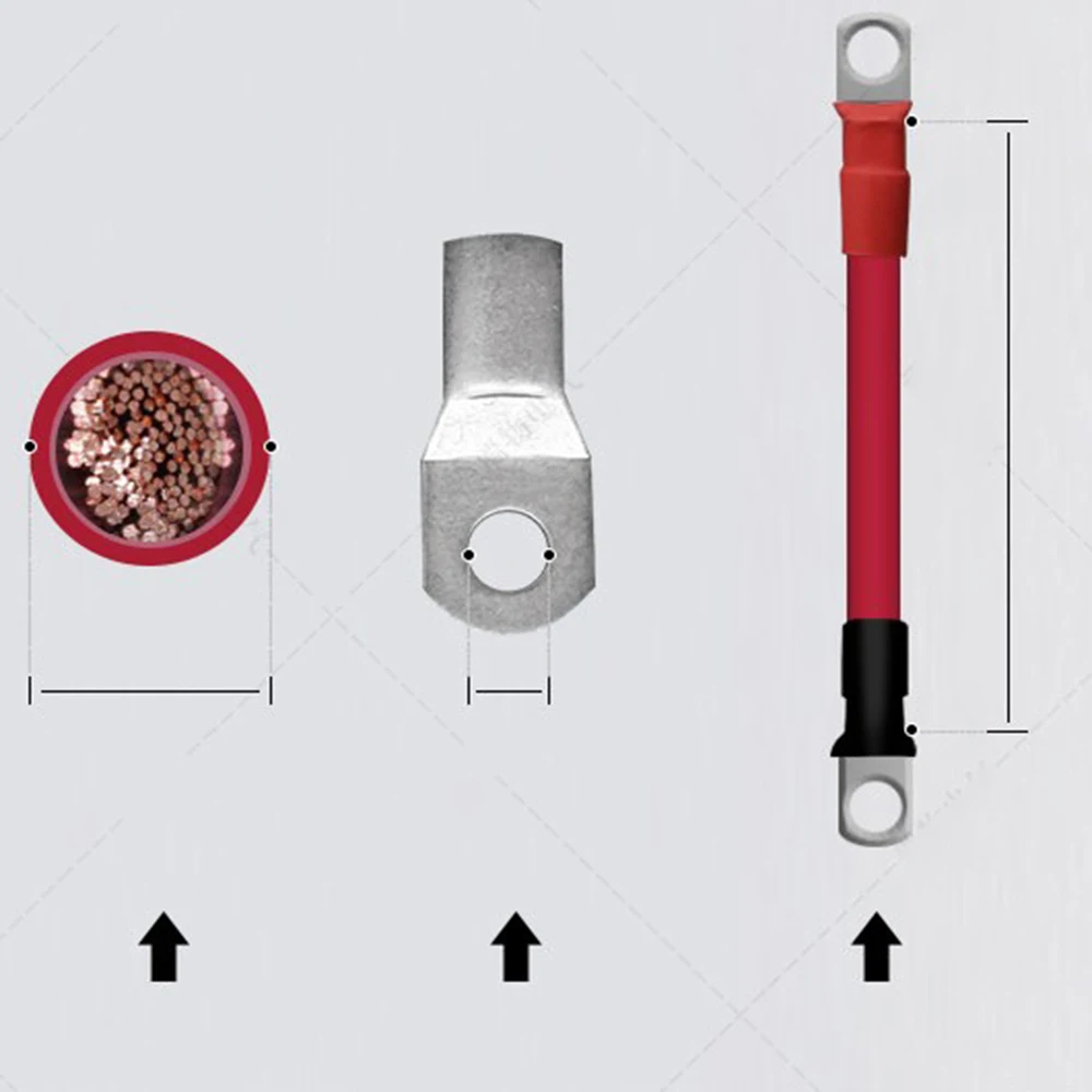 50 square Connection Wire Generator Start Power Battery Soft Wiring Forklift Battery Series Motor Cable Battery Connection Line