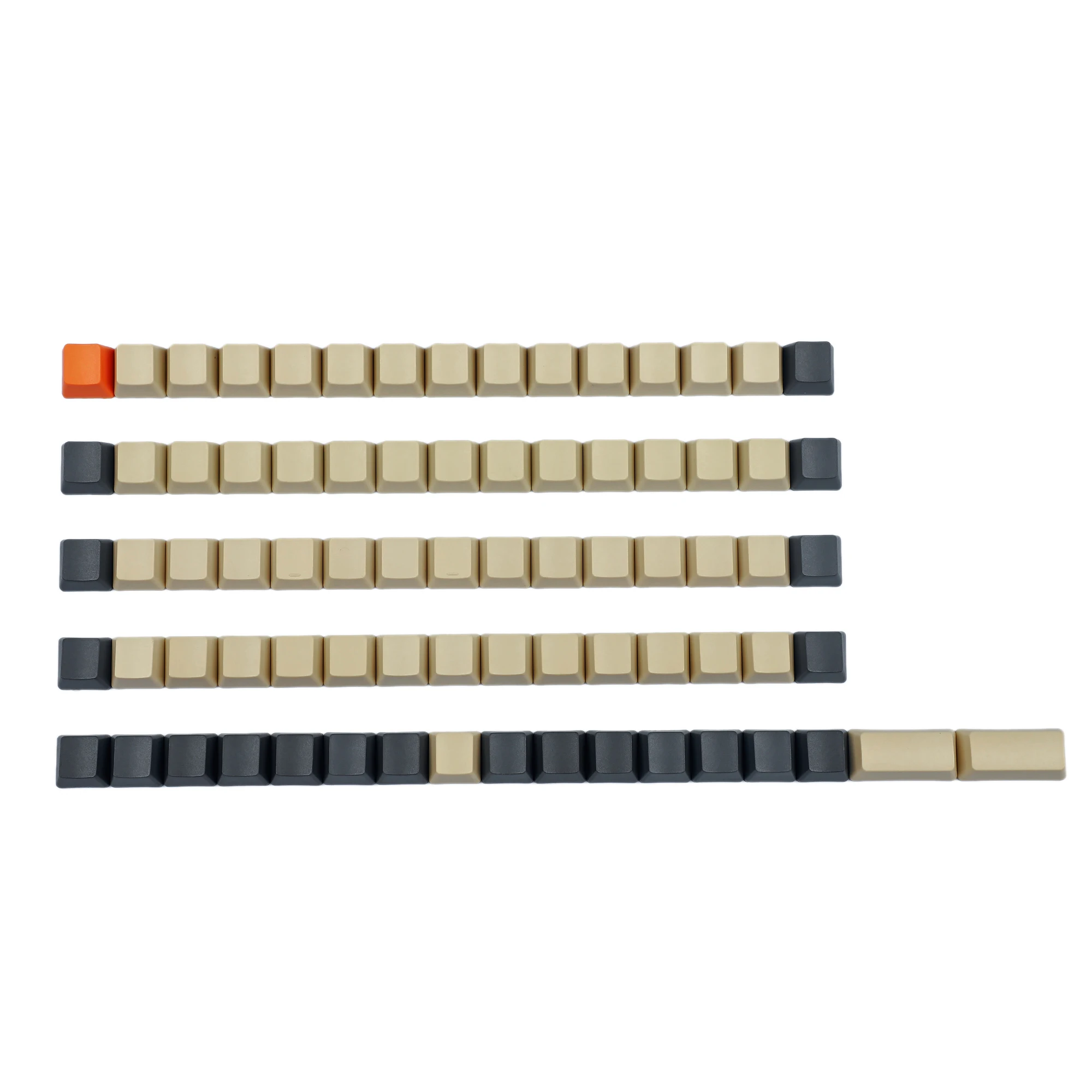 75 Keys OEM Blank PBT Keycaps Suitable For Ortholinear Layout MX Keyboard XD75 ID75 Planck Preonic Niu40 YMD40v2