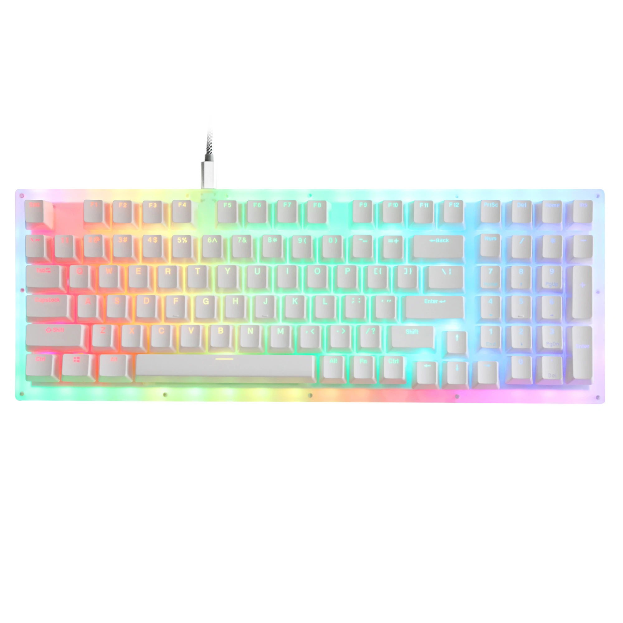 Feker Machinic 02  980 Mechanical Keyboard kit PCB CASE hot swappable switch support lighting effects with RGB switch led type c